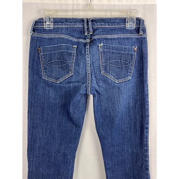 Vintage Abercrombie and Fitch Y2K Low Rise Boot Cut Denim Retro Preppy Trendy - Picture 4 of 6